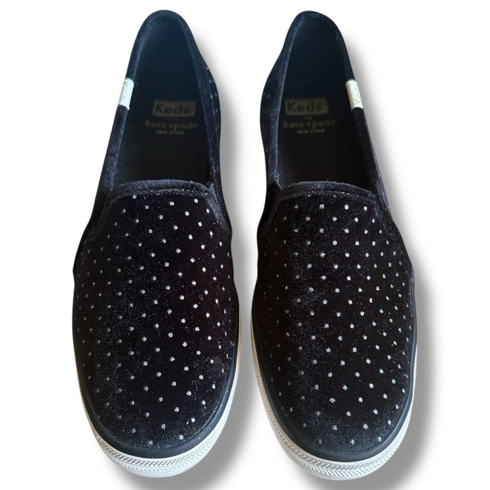 EUC kate spade X Keds Double Decker Quilted Diamond Quilted Sneakers Size 6.5 - Picture 2 of 13